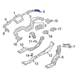 Mazda OE - Right Outer Instrument Panel Air Duct