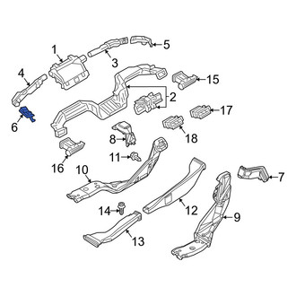 Mazda OE - Left Outer Instrument Panel Air Duct