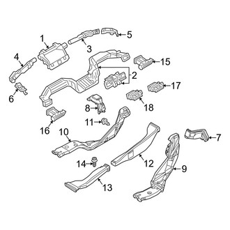 Mazda OE - Instrument Panel - Ducts