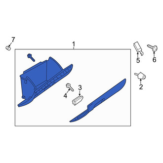 Mazda OE - Front Glove Box Assembly