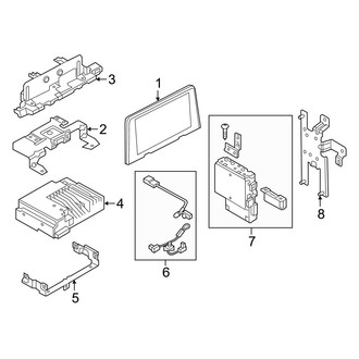 Mazda OE - Instrument Panel - Sound System (Display & Receiver)