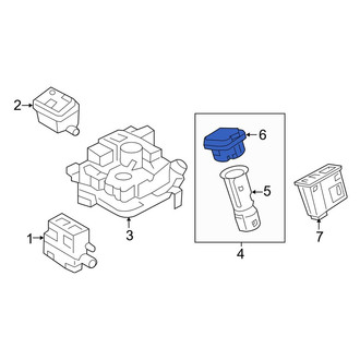 Mazda OE - Rear Right 12 Volt Accessory Power Outlet Cover