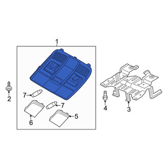 Mazda OE - Upper Overhead Console