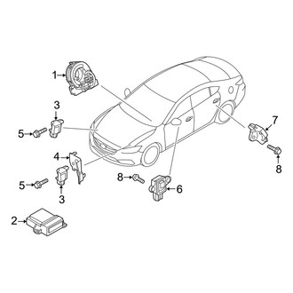 Mazda OE - Restraint Systems - Air Bag Components (Modules & Sensors)