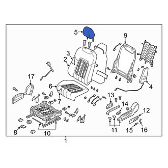 Mazda OE - Front Left Headrest