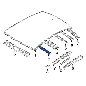 Mazda OE - Front Roof Bow