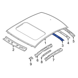 Mazda OE - Front Roof Bow