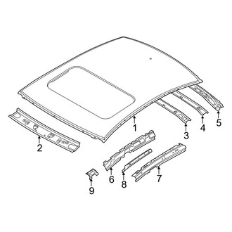 Mazda OE - Roof & Components (With Sunroof)