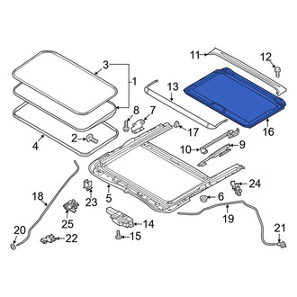 Mazda OE - Sunroof Cover