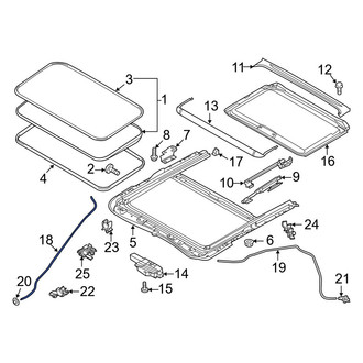 Mazda OE - Front Sunroof Drain Hose