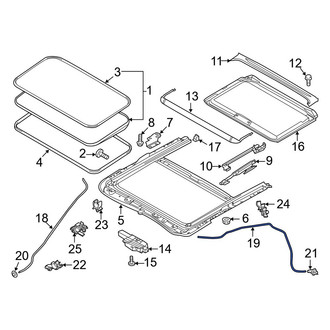 Mazda OE - Rear Sunroof Drain Hose