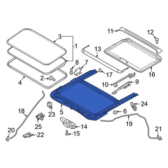 Mazda OE - Sunroof Frame