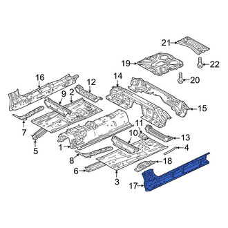 Mazda OE - Left Floor Sill