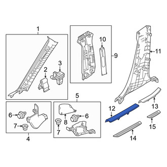 Mazda OE - Front Left Door Sill Plate