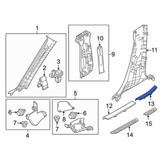 Mazda OE - Rear Left Door Sill Plate