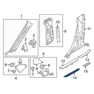Mazda OE - Front Left Door Sill Plate