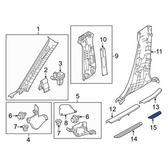 Mazda OE - Rear Left Door Sill Plate