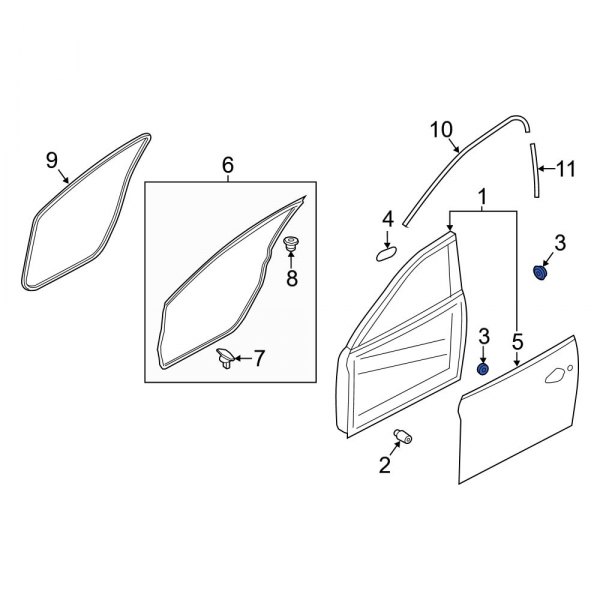 Door Shell Grommet