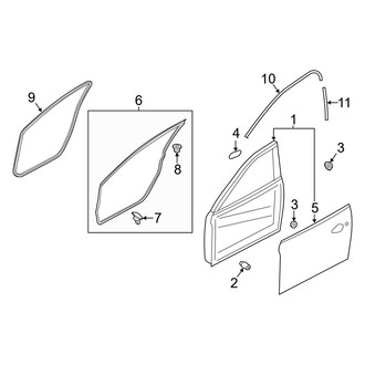 Mazda OE - Front Door - Door & Components