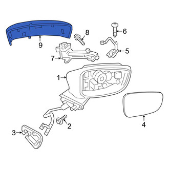 Mazda OE - Front Left Door Mirror Cover