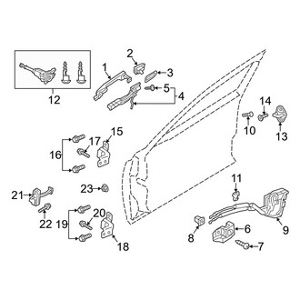 Mazda OE - Front Door - Lock & Hardware