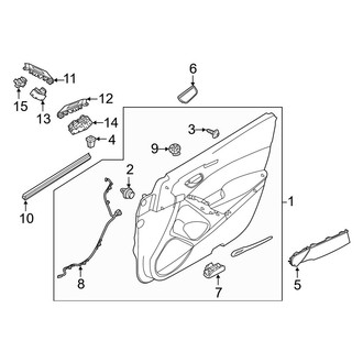 Mazda OE - Front Door - Interior Trim