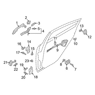 Mazda OE - Rear Door - Lock & Hardware