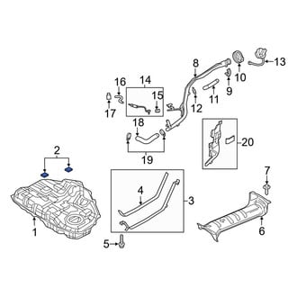 Mazda OE - Fuel Tank Insulator