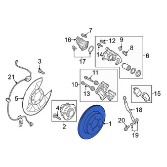 Mazda OE - Rear Disc Brake Rotor