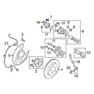 Mazda OE - Axle Hub Mounting Bolt