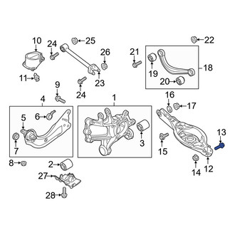 Mazda OE - Lower Suspension Control Arm Bolt
