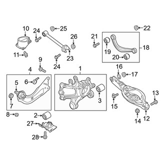 Mazda OE - Rear Suspension - Suspension Components