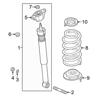 Mazda OE - Rear Suspension - Shocks & Components