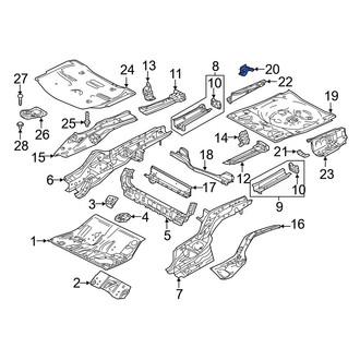Mazda OE - Upper Floor Jack Bracket