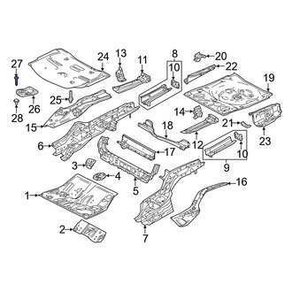 Mazda OE - Fuel Tank Access Cover Screw