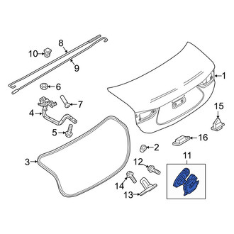 Mazda OE - Rear Deck Lid Latch