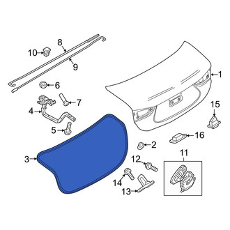 Mazda OE - Rear Deck Lid Seal