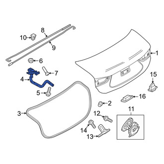Mazda OE - Rear Left Deck Lid Hinge