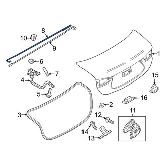 Mazda OE - Rear Right Trunk Torque Rod
