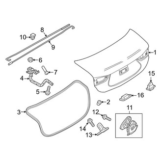 Mazda OE - Trunk Lid - Lid & Components