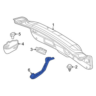 Mazda OE - Rear Left Deck Lid Hinge Cap