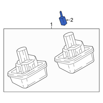 Mazda OE - License Plate Light Assembly Connector