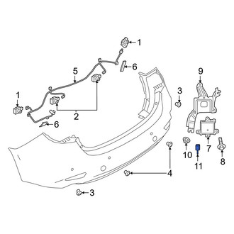 Mazda OE - Right Parking Aid Sensor Connector