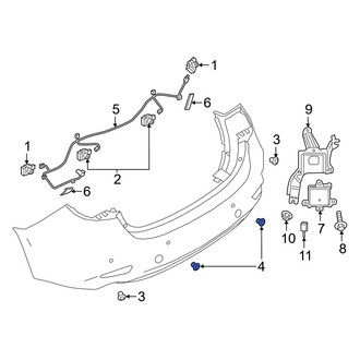 Mazda OE - Rear Parking Aid Sensor Housing
