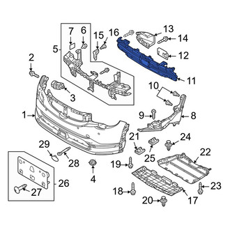 Mazda OE - Front Lower Grille