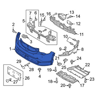 Mazda OE - Front Bumper Cover