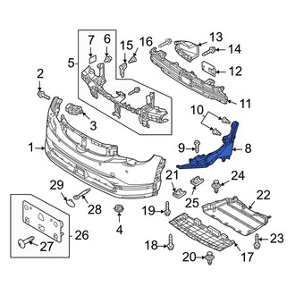 Mazda OE - Front Left Brake Air Duct