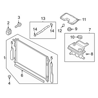Mazda OE - Cooling - Radiator & Components