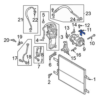 Mazda OE - Upper A/C Compressor Bracket