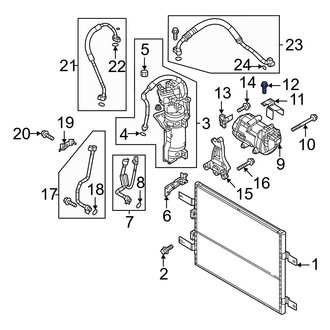 Mazda OE - A/C Compressor Bolt